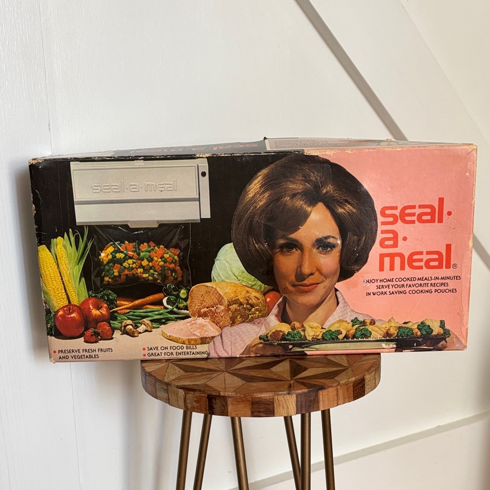 Vintage 70’s MCM Original Dazey Seal A Meal Bag Sealer Food Preserver